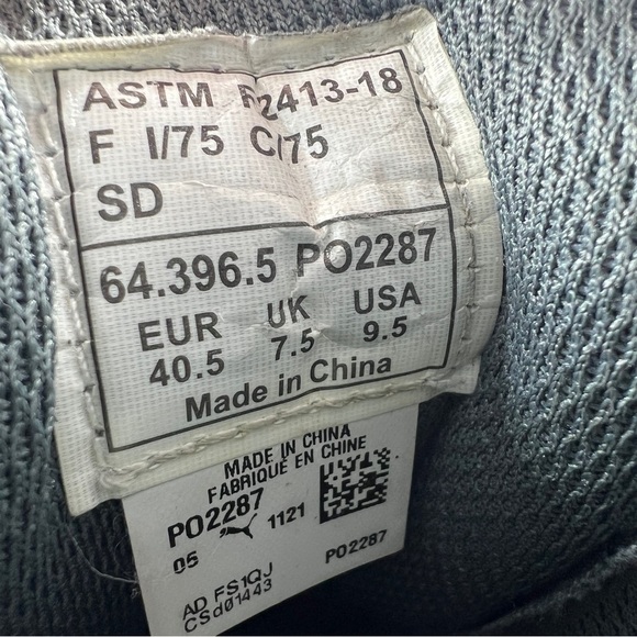 Puma Velocity 2.0 Black Women’s low composite toe shoes size 9.5 - Picture 7 of 10